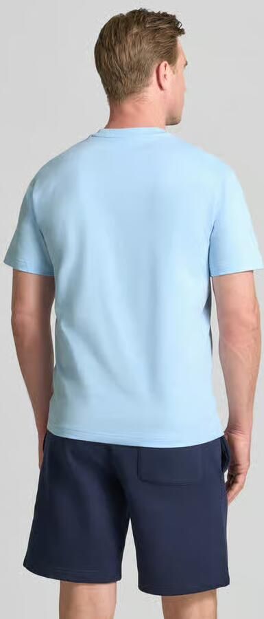 Lacoste Klassieke Katoenen Gebreide Tee Lichtroze Blue Heren - Foto 8