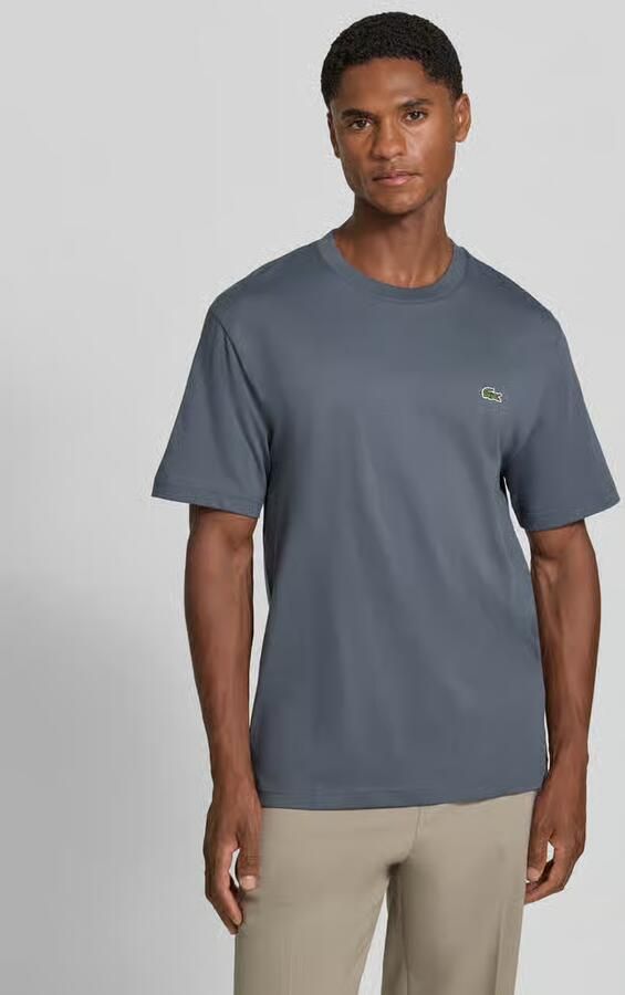 Lacoste Regular fit t-shirt van puur katoen - Foto 2