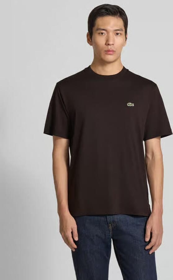 Lacoste Regular fit T-shirt van puur katoen - Foto 4