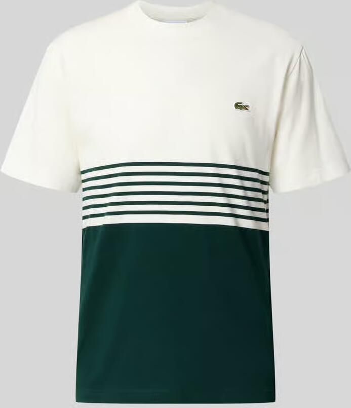 Lacoste Regular fit t-shirt van puur katoen