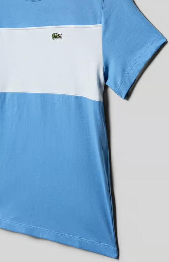 Lacoste Regular fit T-shirt van puur katoen Model 'COLORBLOCK TEE' - Foto 2