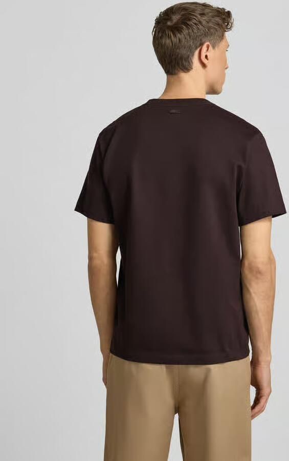 Lacoste Regular fit T-shirt van puur katoen model 'JERSEY LOURD' - Foto 4