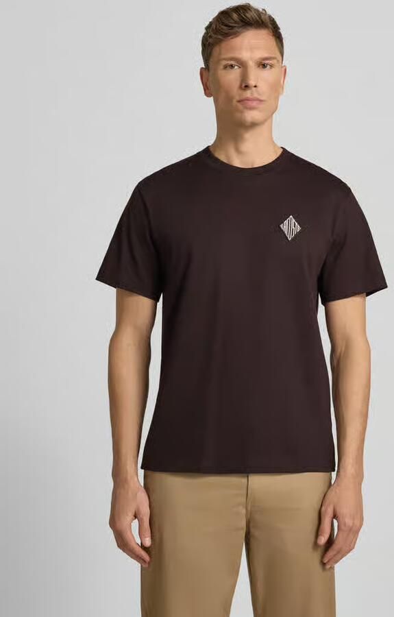Lacoste Regular fit T-shirt van puur katoen model 'JERSEY LOURD' - Foto 3