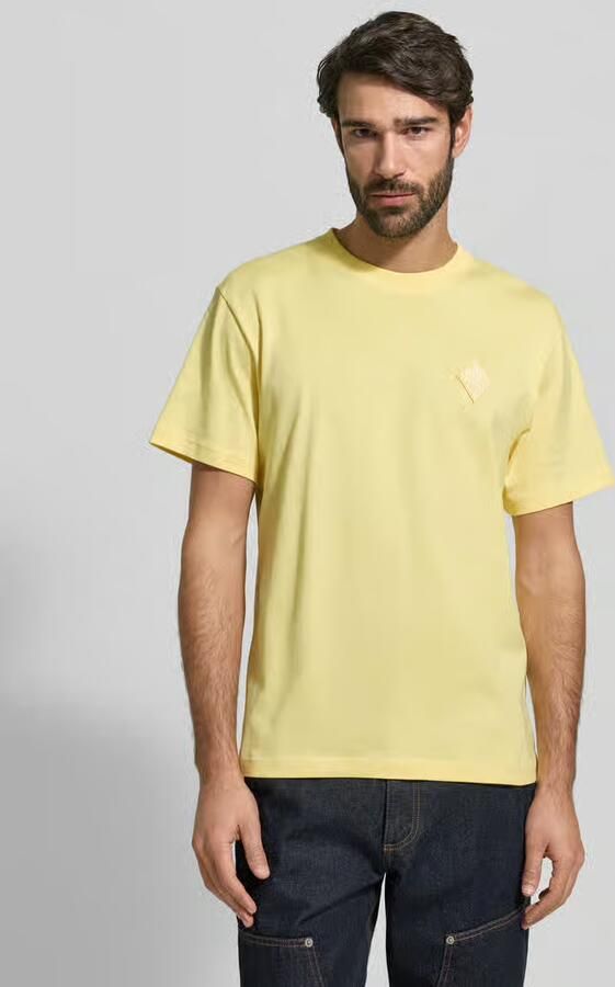 Lacoste Regular fit T-shirt van puur katoen model 'JERSEY LOURD' - Foto 4