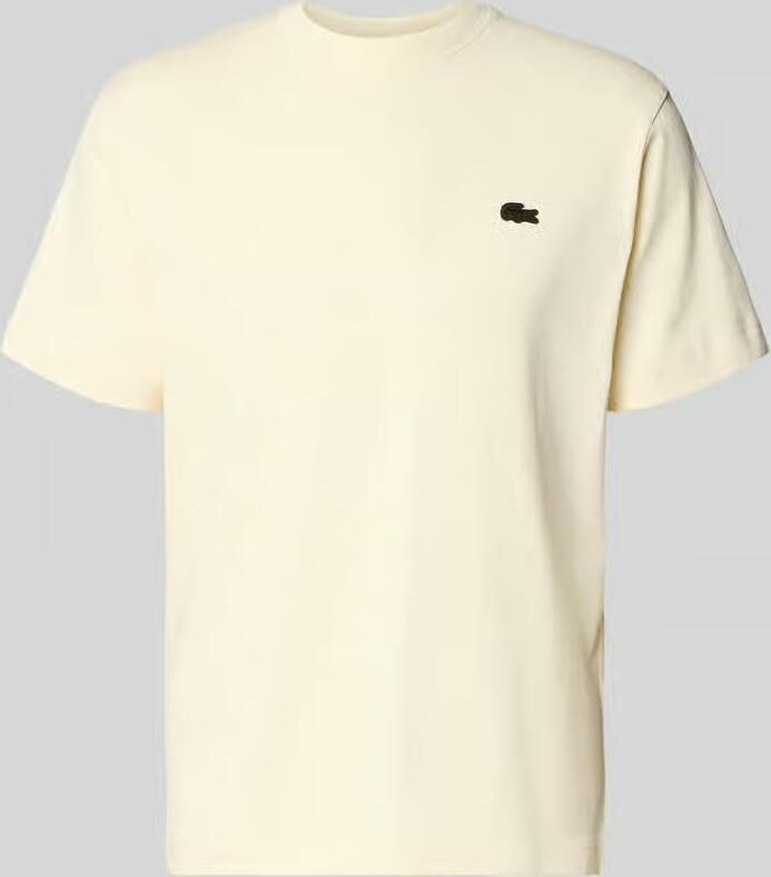 Lacoste Regular fit T-shirt van puur katoen model 'LOURD'