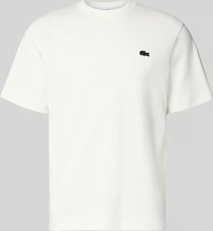 Lacoste Regular fit T-shirt van puur katoen model 'LOURD'