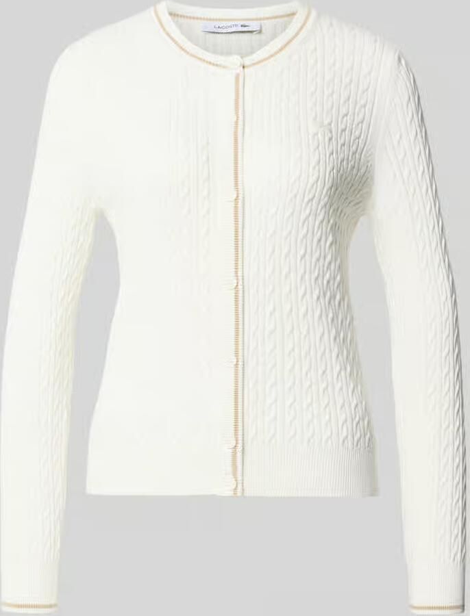 Lacoste regular fit van katoenmix