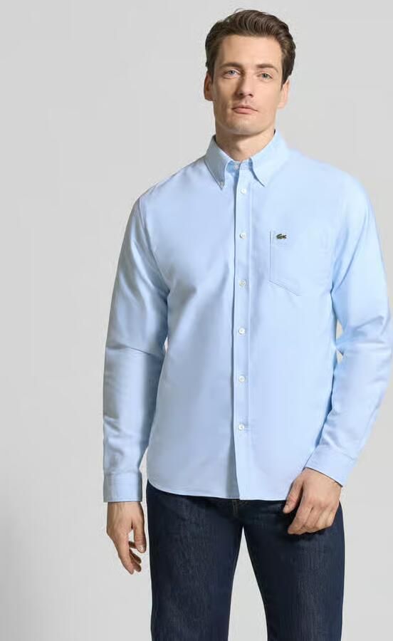 Lacoste Regular fit vrijetijdsoverhemd van puur katoen - Foto 6
