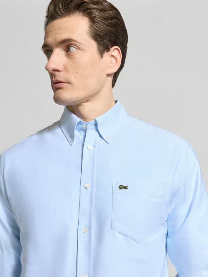 Lacoste Regular fit vrijetijdsoverhemd van puur katoen - Foto 2