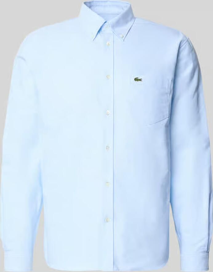 Lacoste Regular fit vrijetijdsoverhemd van puur katoen