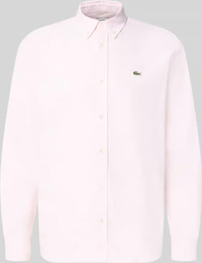 Lacoste Regular fit vrijetijdsoverhemd van puur katoen