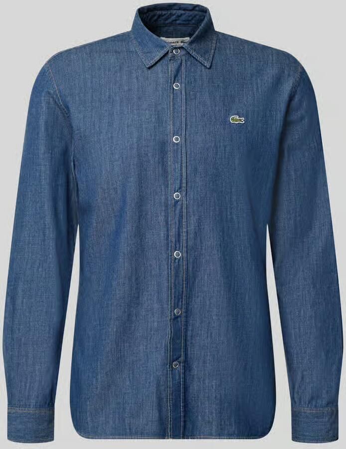 Lacoste Regular fit vrijetijdsoverhemd van puur katoen