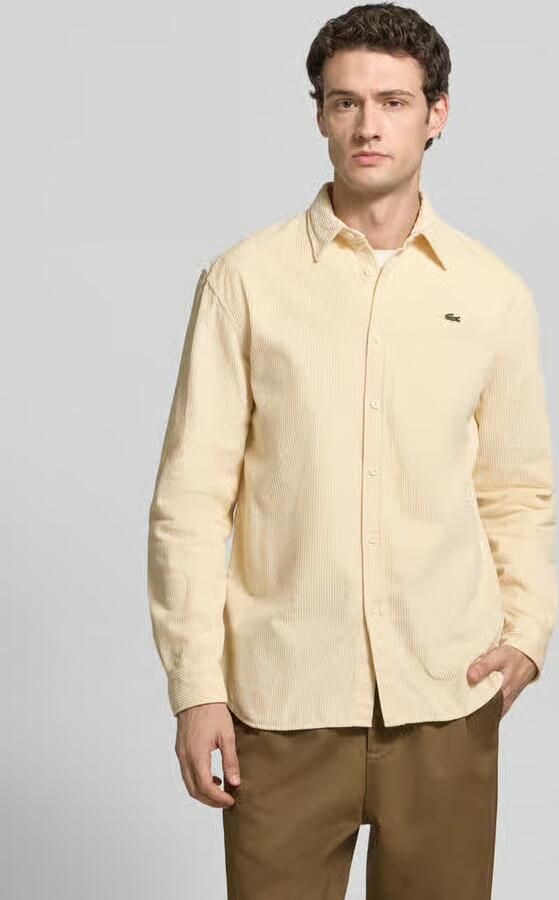 Lacoste Regular fit vrijetijdsoverhemd van puur katoen - Foto 3
