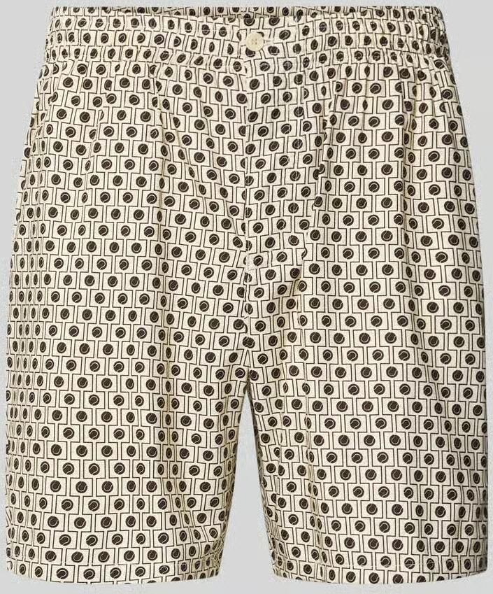 Lacoste Relaxed fit bermuda van een mix van katoen en viscose