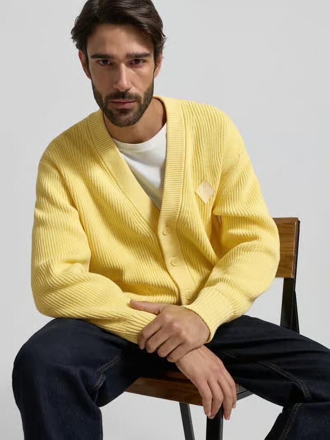 Lacoste Relaxed fit gebreid jack van katoenmix model 'COTES PERLEES' - Foto 2