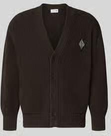 Lacoste Relaxed fit gebreid jack van katoenmix model 'COTES PERLEES'