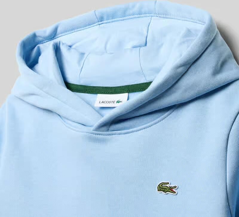 Lacoste relaxed fit hoodie van katoenmix