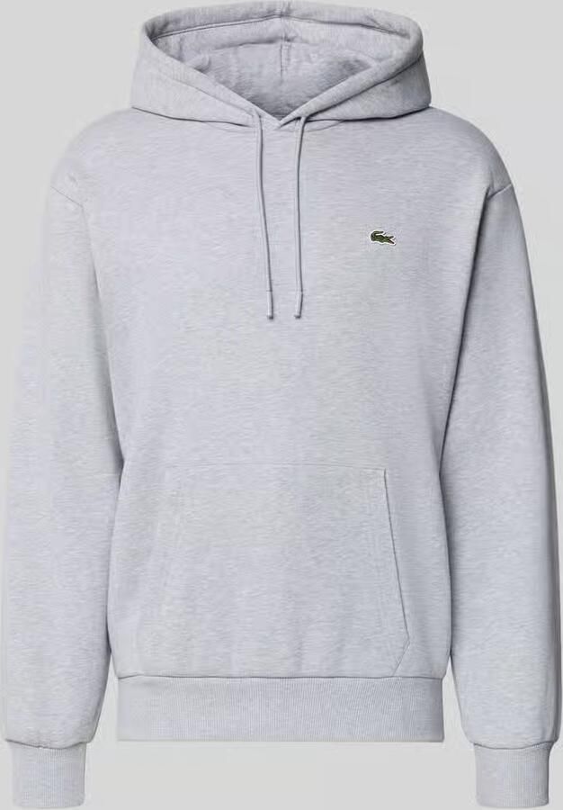 Lacoste relaxed fit hoodie van katoenmix