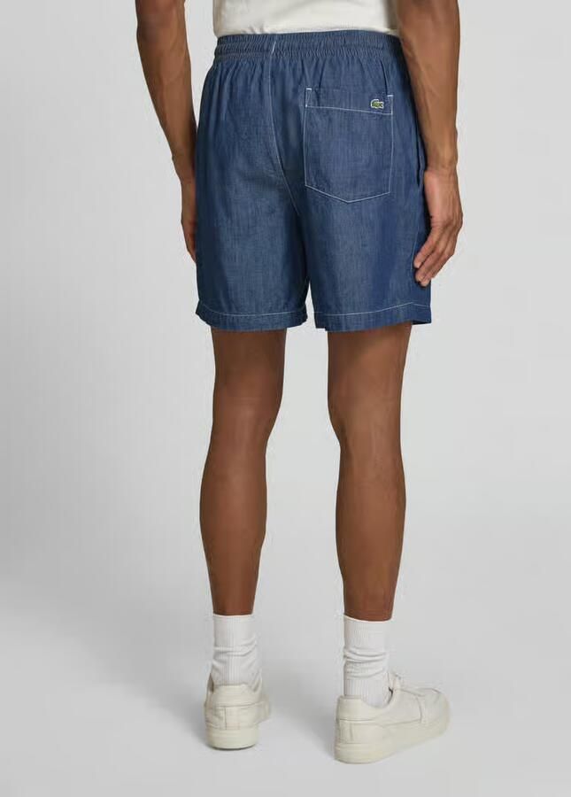 Lacoste relaxed fit korte jeans van puur katoen - Foto 5