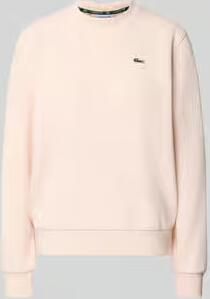 Lacoste relaxed fit sweatshirt van katoenmix