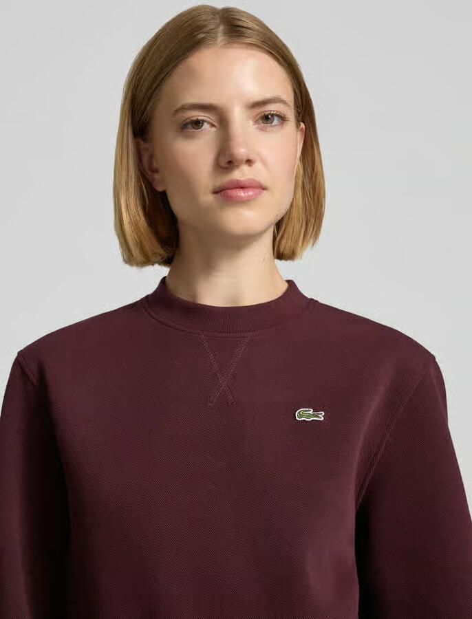 Lacoste relaxed fit sweatshirt van katoenmix - Foto 2