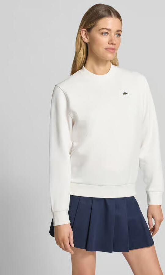 Lacoste relaxed fit sweatshirt van katoenmix - Foto 4