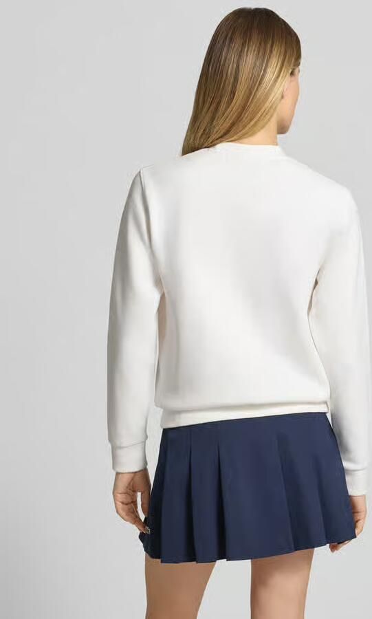 Lacoste relaxed fit sweatshirt van katoenmix