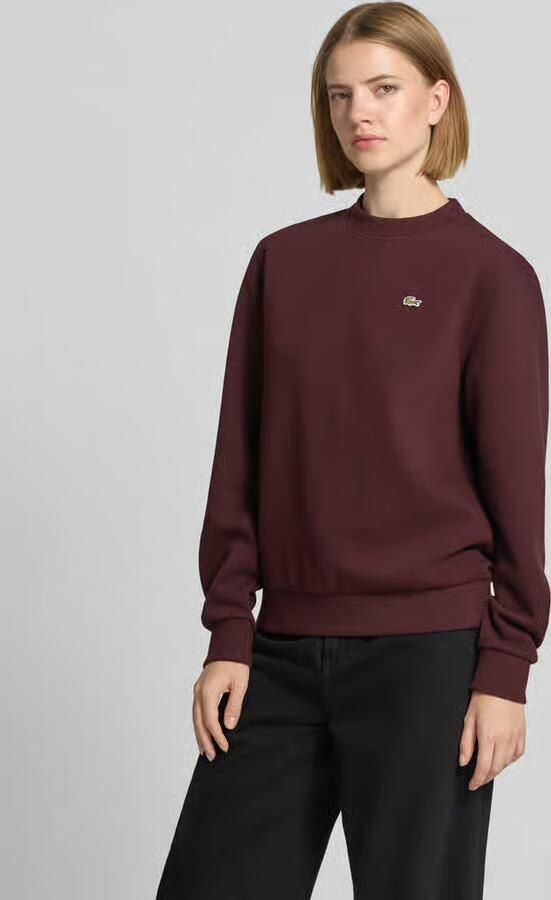 Lacoste relaxed fit sweatshirt van katoenmix - Foto 3
