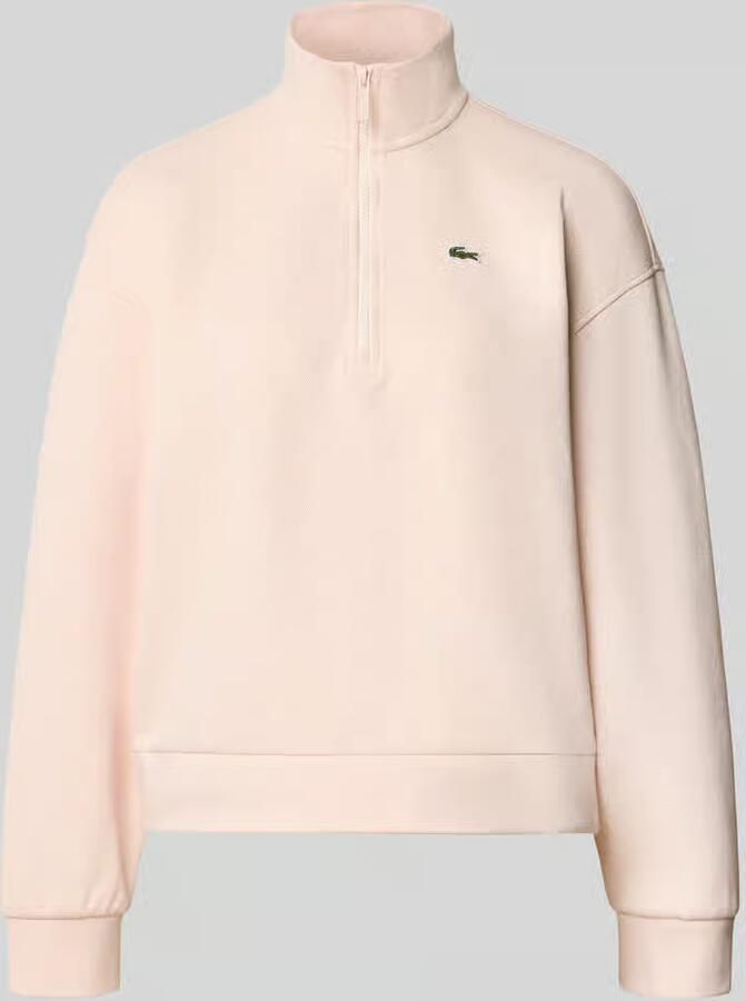 Lacoste relaxed fit schipperstrui van katoenmix