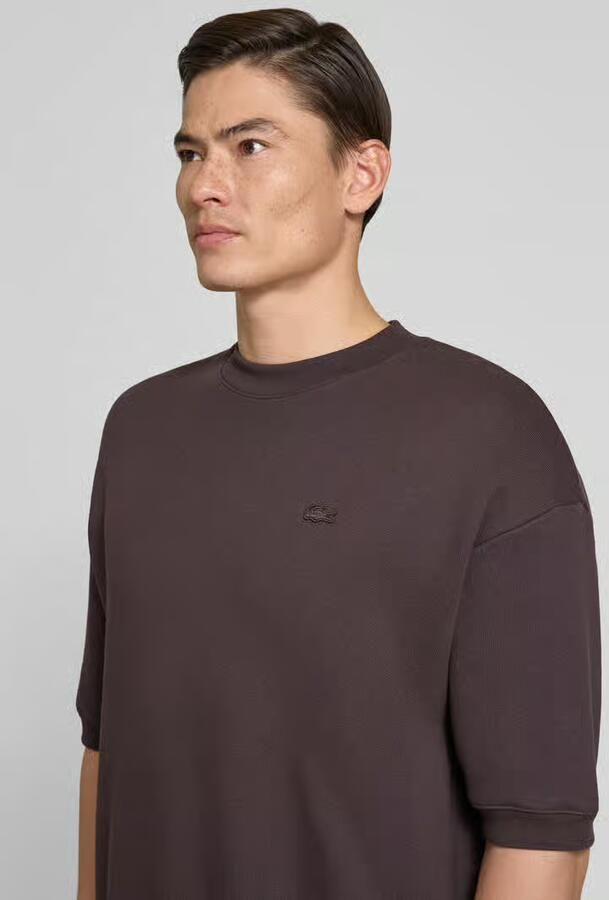 Lacoste relaxed fit sweatshirt van puur katoen