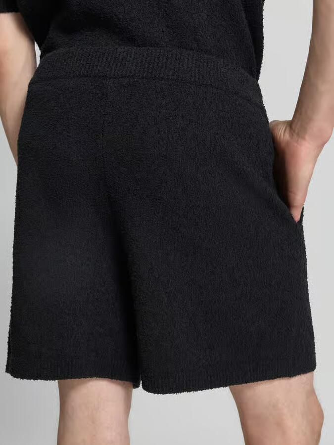 Lacoste relaxed fit sweatshorts van katoenmix
