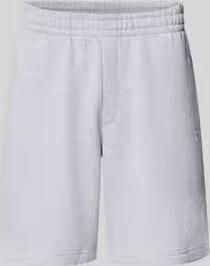Lacoste relaxed fit sweatshorts van katoenmix