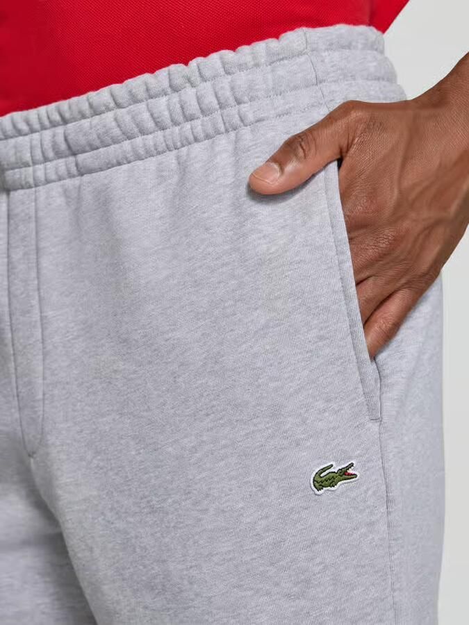 Lacoste relaxed fit sweatshorts van katoenmix