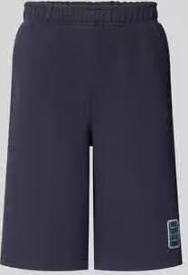 Lacoste relaxed fit sweatshorts van katoenmix