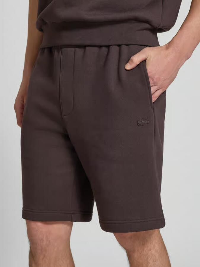 Lacoste relaxed fit sweatshorts van puur katoen
