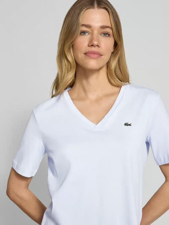 Lacoste relaxed fit T-shirt van puur katoen