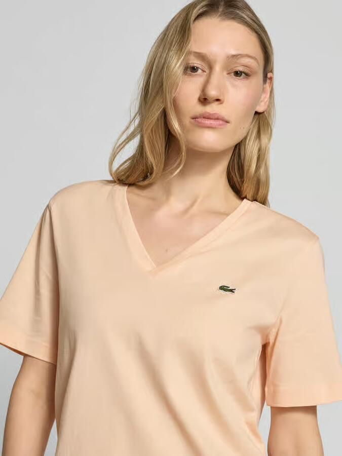 Lacoste relaxed fit T-shirt van puur katoen