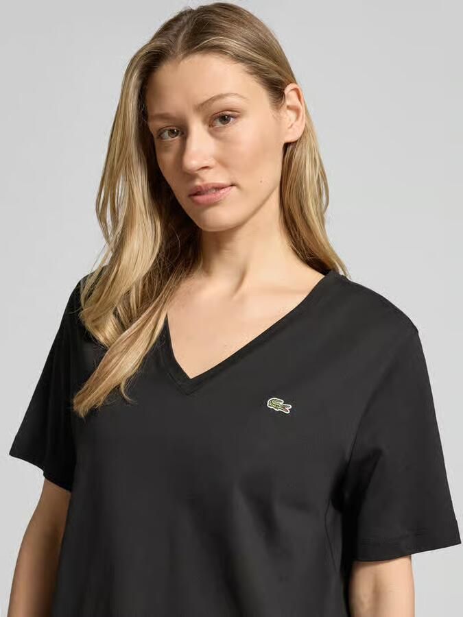 Lacoste relaxed fit T-shirt van puur katoen