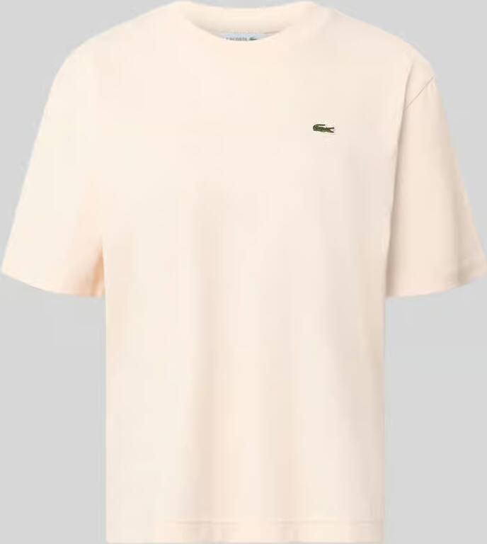Lacoste relaxed fit T-shirt van puur katoen