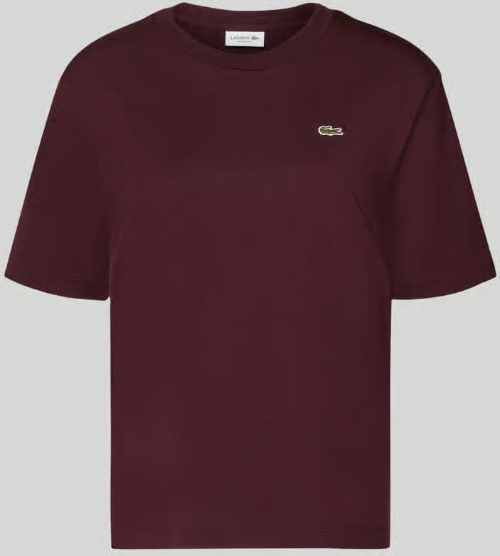 Lacoste relaxed fit T-shirt van puur katoen