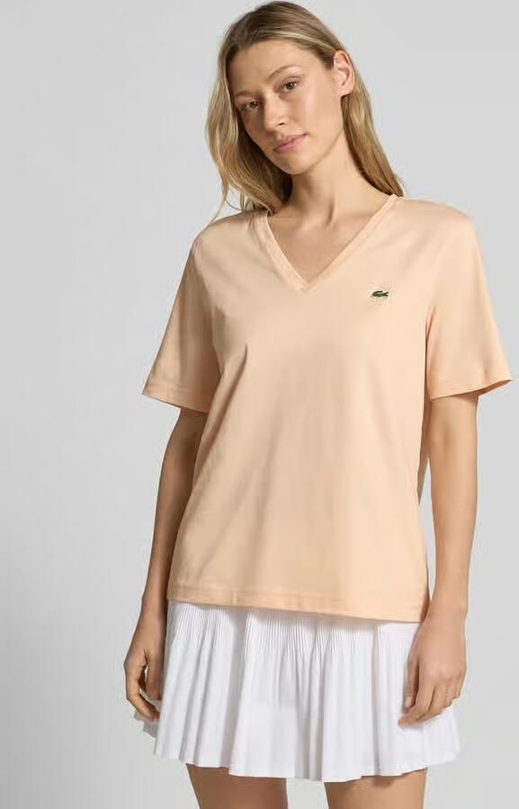 Lacoste relaxed fit T-shirt van puur katoen - Foto 3