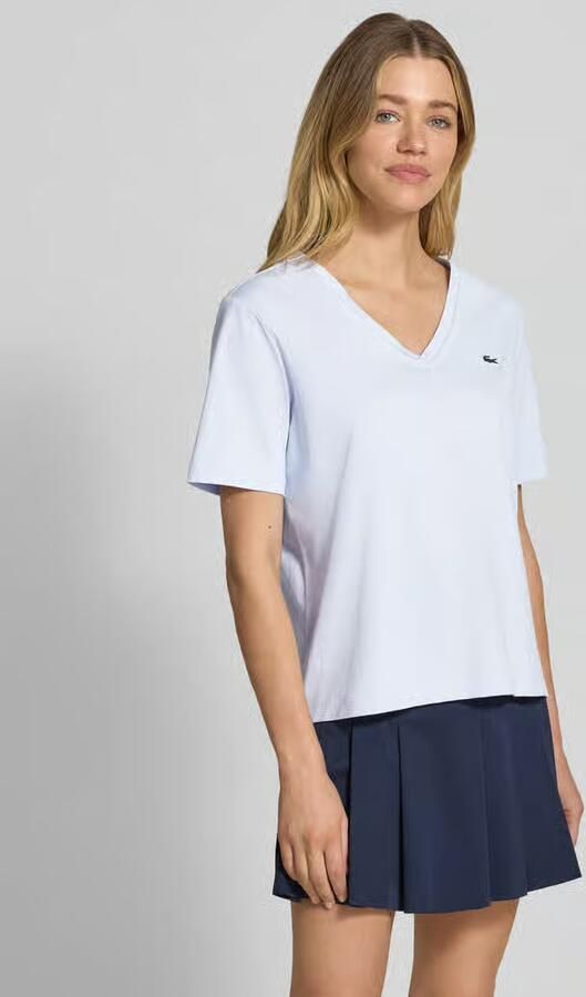 Lacoste relaxed fit T-shirt van puur katoen - Foto 4