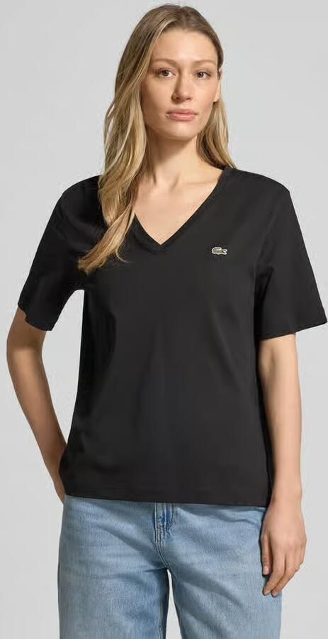 Lacoste relaxed fit T-shirt van puur katoen - Foto 3