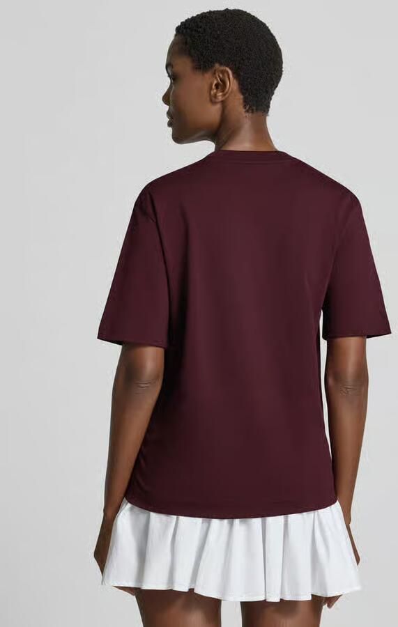 Lacoste relaxed fit T-shirt van puur katoen