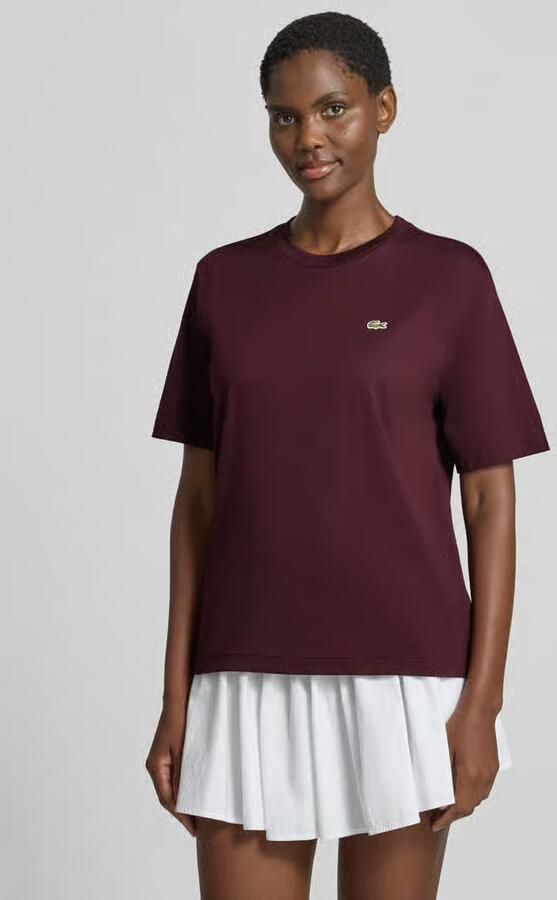 Lacoste relaxed fit T-shirt van puur katoen - Foto 4
