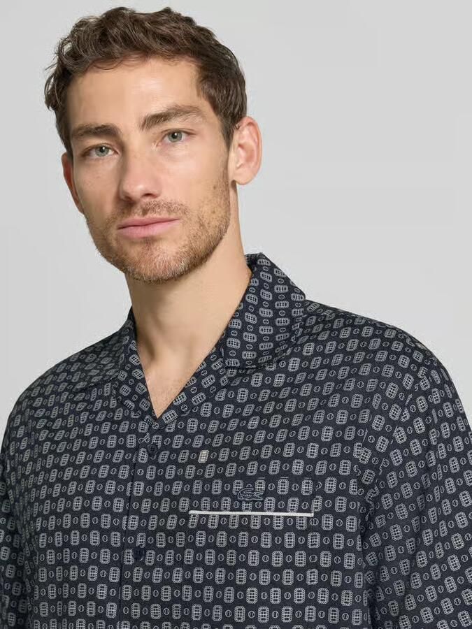Lacoste relaxed fit vrijetijdsoverhemd van katoenmix model 'Tennisco' - Foto 2