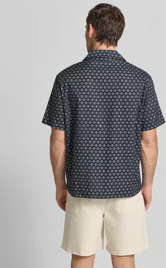 Lacoste relaxed fit vrijetijdsoverhemd van katoenmix model 'Tennisco' - Foto 2