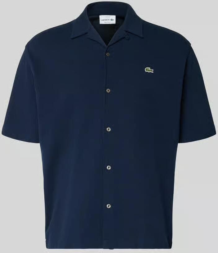 Lacoste relaxed fit vrijetijdsoverhemd van puur katoen - Foto 2