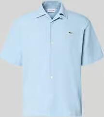 Lacoste relaxed fit vrijetijdsoverhemd van puur katoen