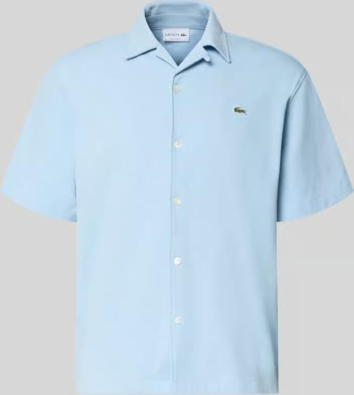 Lacoste relaxed fit vrijetijdsoverhemd van puur katoen - Foto 2